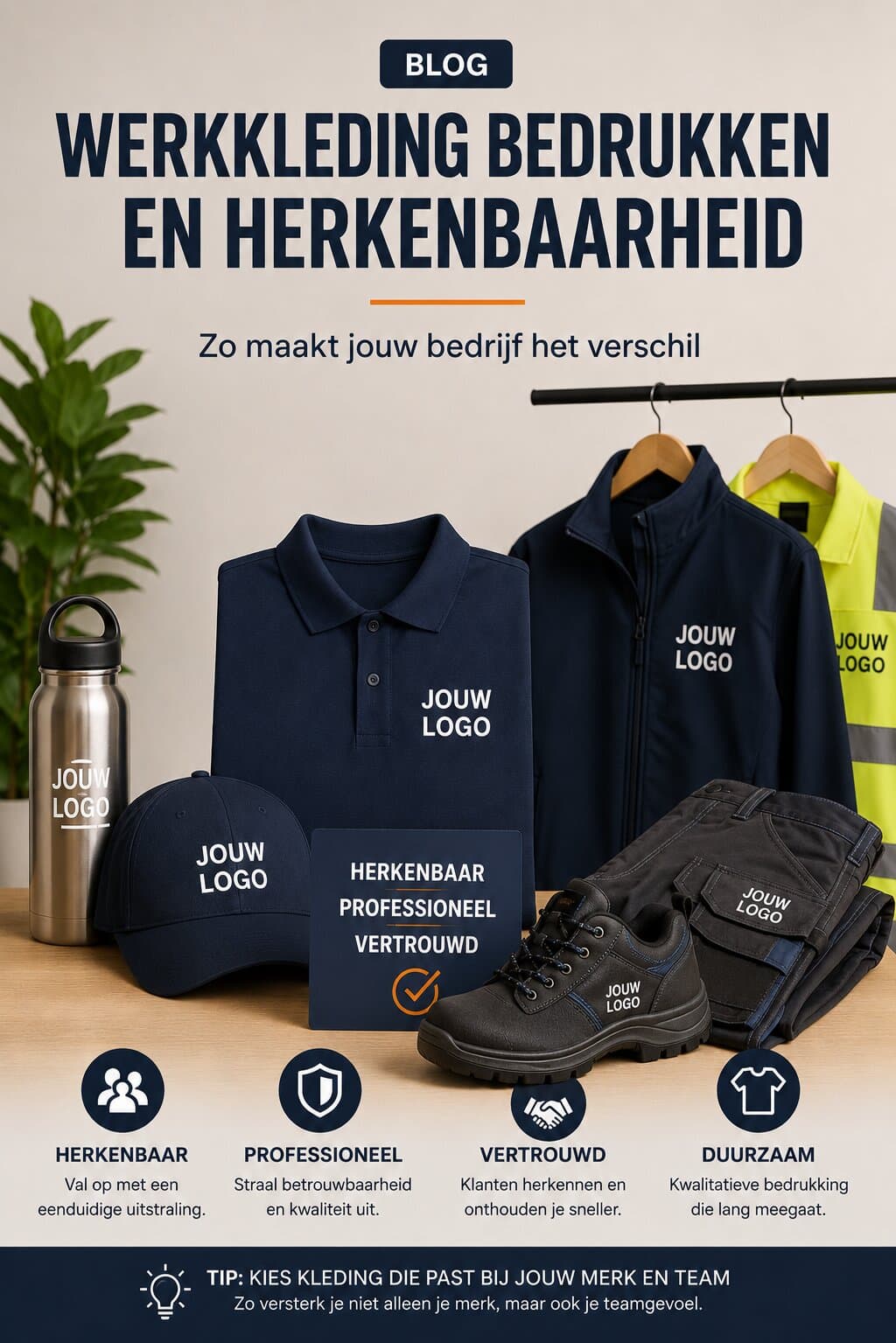 Werkkleding bedrukken in Groningen: herkenbaar op de werkvloer