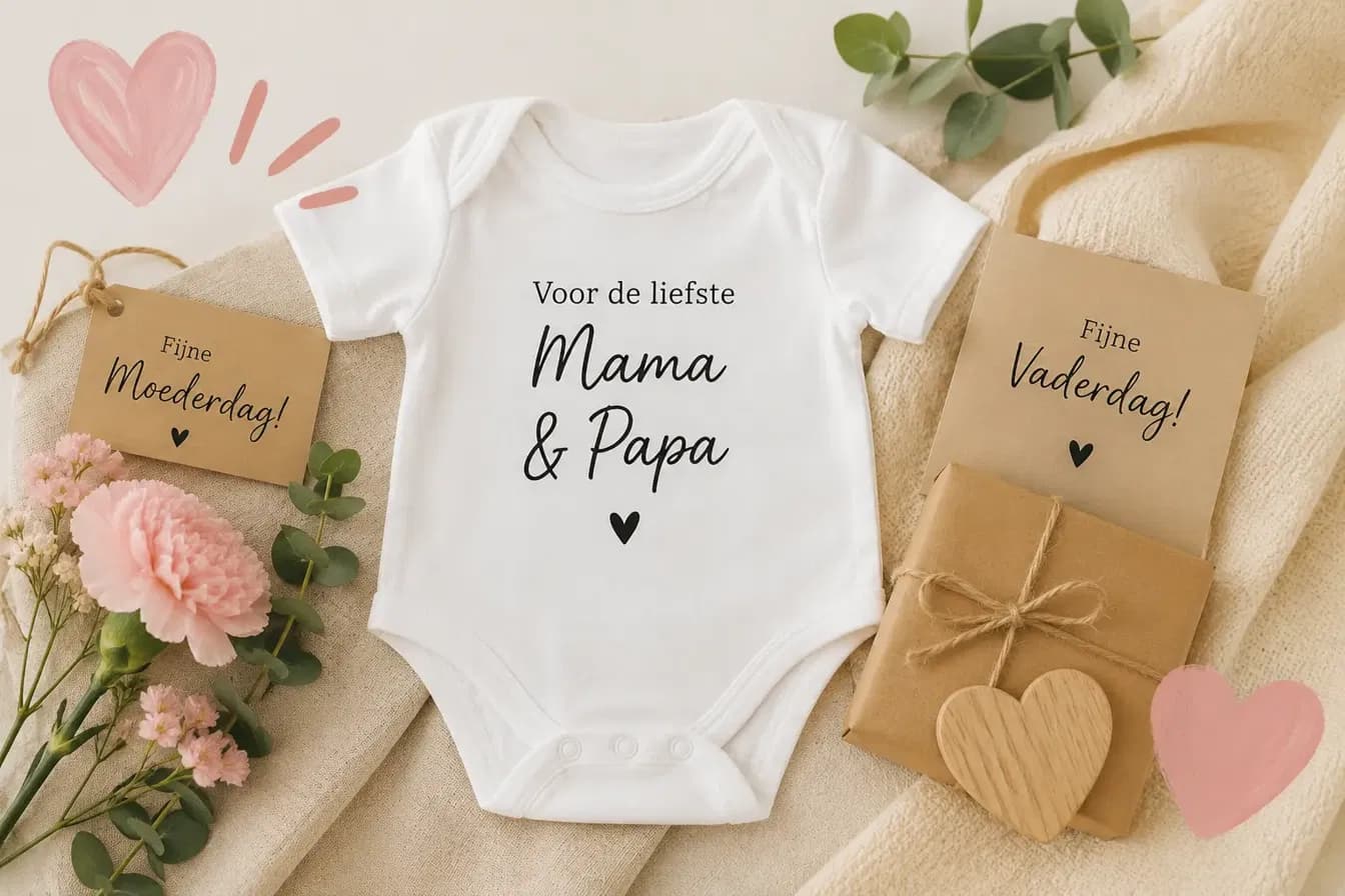 Moederdag en Vaderdag: waarom een gepersonaliseerd rompertje het mooiste cadeau is